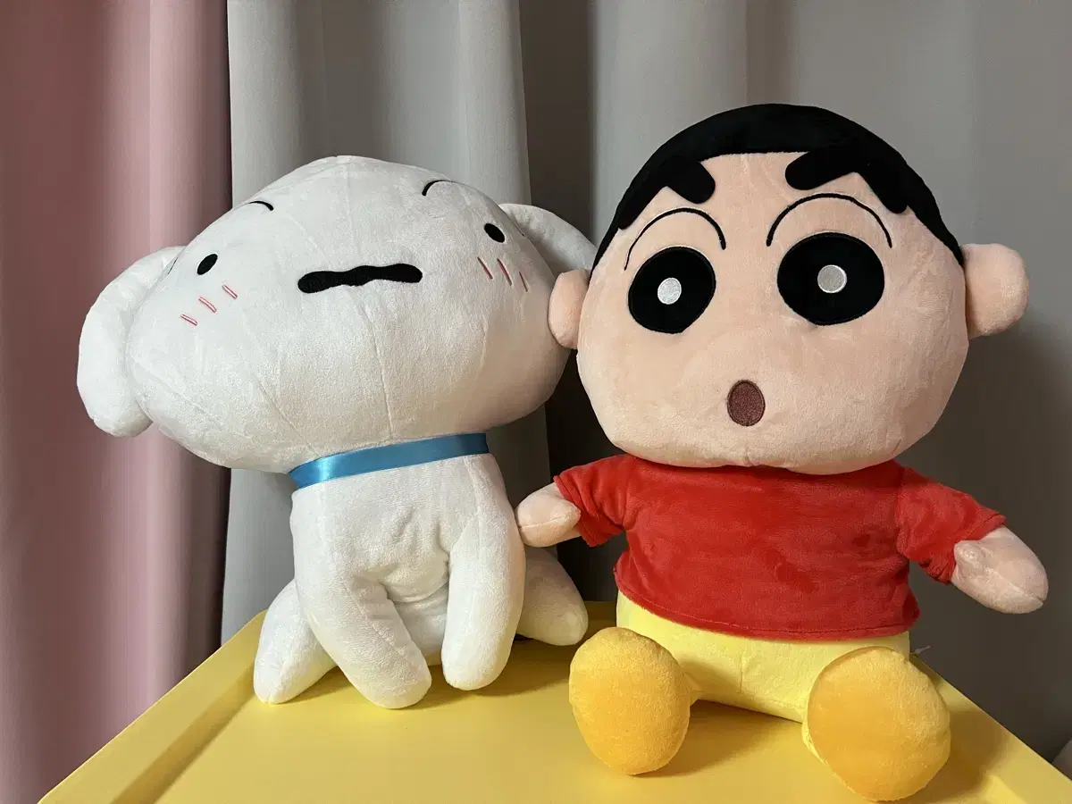 짱구 흰둥이 대형인형 세트